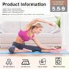 Yoga Pilates Non Slip Socks with Grips for Women (4 Pairs) Non Skid Gripper Crew Socks for Yoga Hospital Pilates