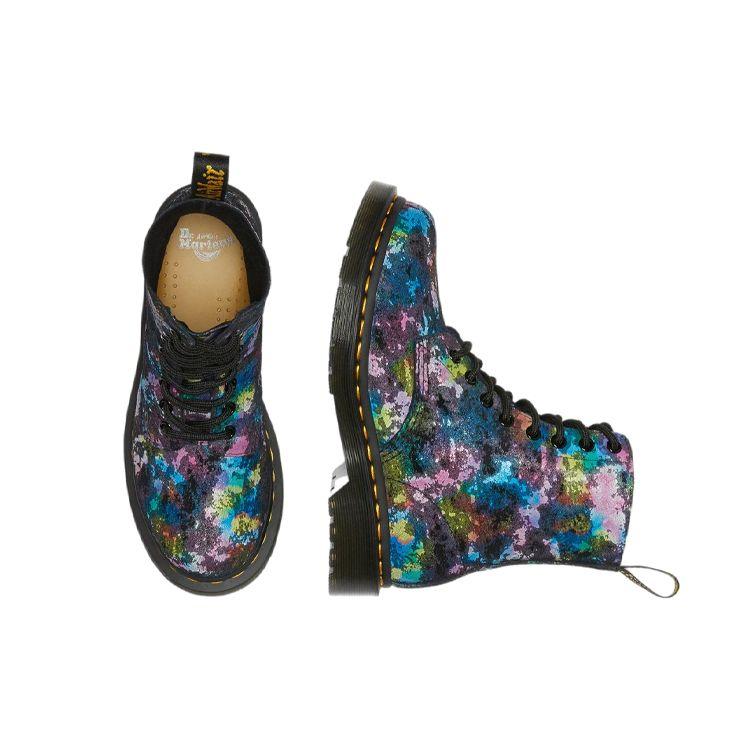 Dr. Martens 1460 Suede Comfortable Versatile Short Boots Women boots Black 27245001