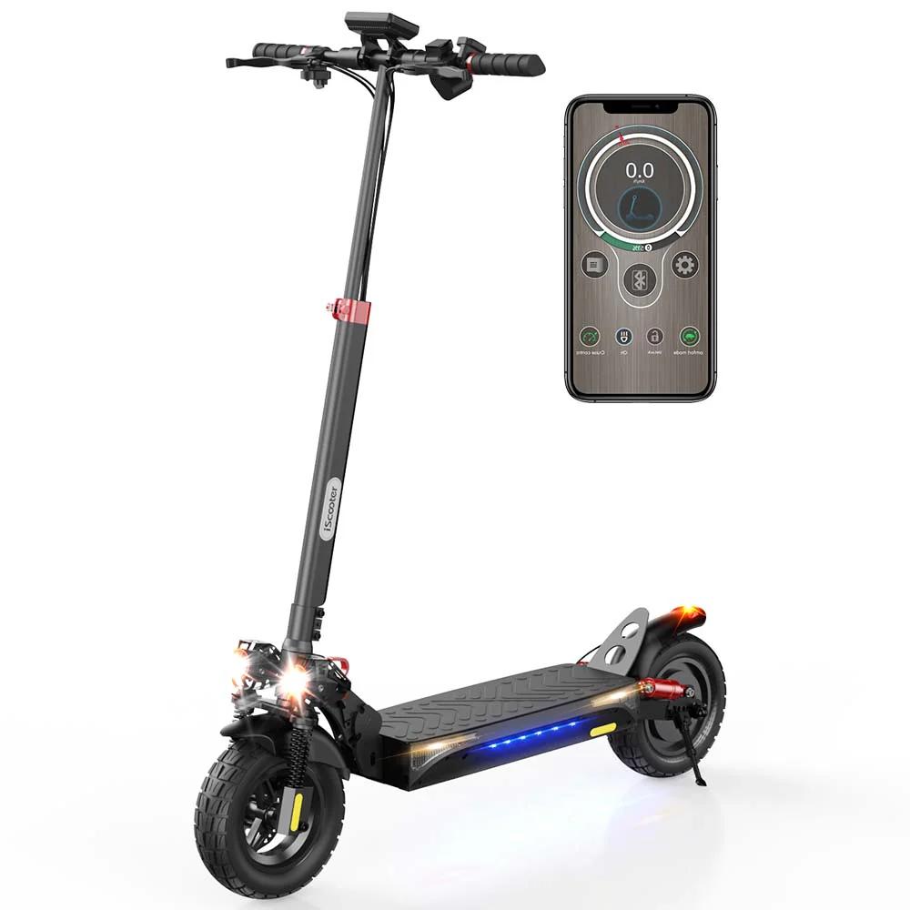 iScooter IX4 10palcová skládací terénní elektrická koloběžka – 800W motor, dojezd 45 km, ovládání pomocí aplikace.(ŽÁDNÝ ABE)