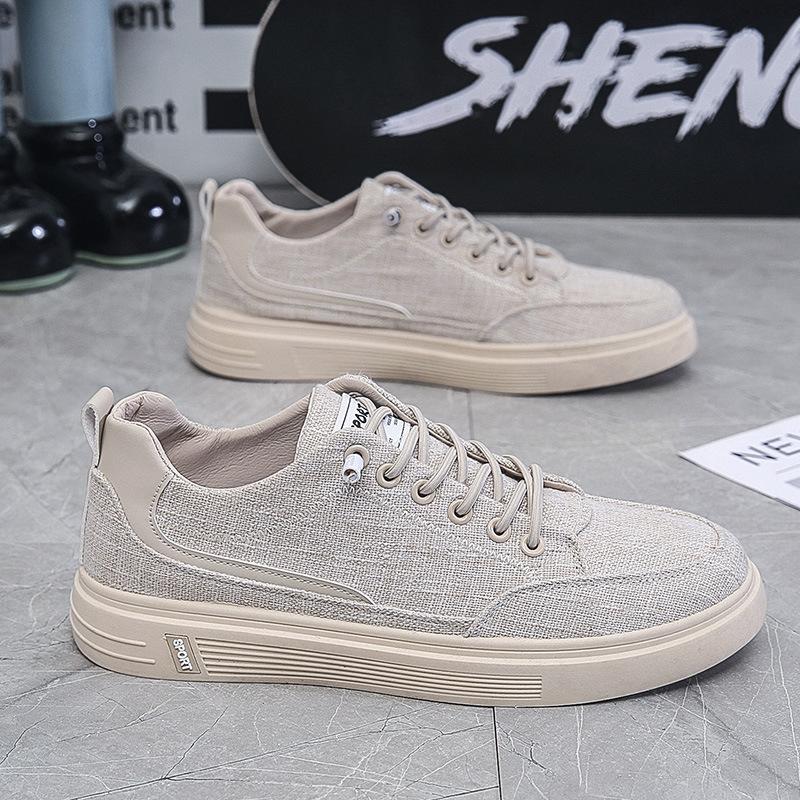 Men's Shoes Spring Summer Autumn Breathable Canvas Shoes Casual Board Shoes