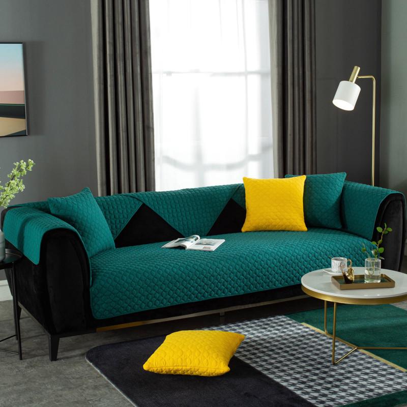 

Новая ткань Sijitong, хлопковая стеганая диванная подушка с вышивкой, китайская простая двусторонняя кожаная диванная подушка, полотенце 70*70