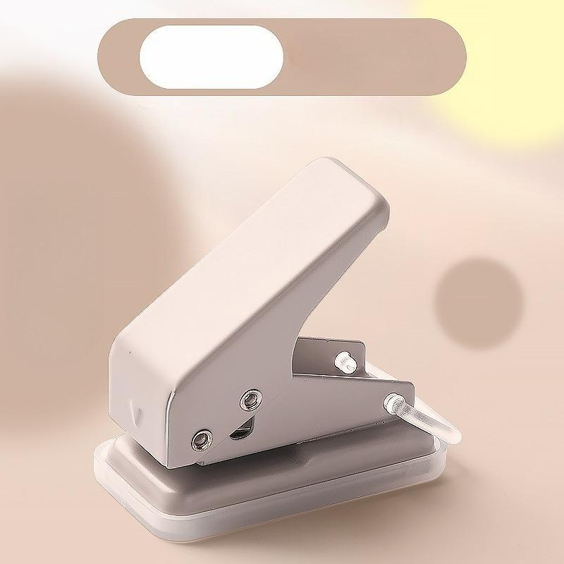 Morandi Color Hole Punch Single Hole School Office Supplies DIY Photo Album Creative Stationery Circular Hole Cutter
