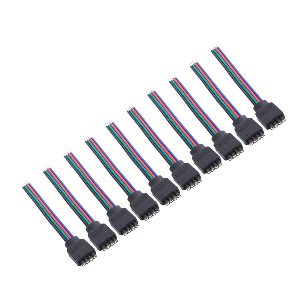 10Pcs Female Connector LED Strip Connector Male Connector Wire Cable Connector  LED Strip Light