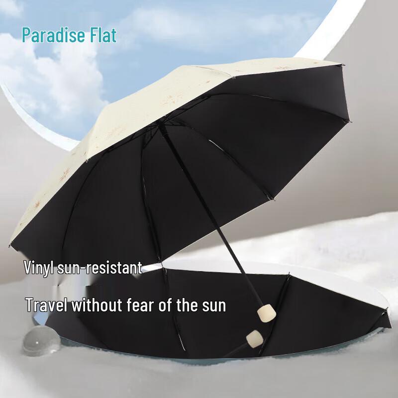 Paradise 3-Fold UV Protection Sun & Rain Umbrella
