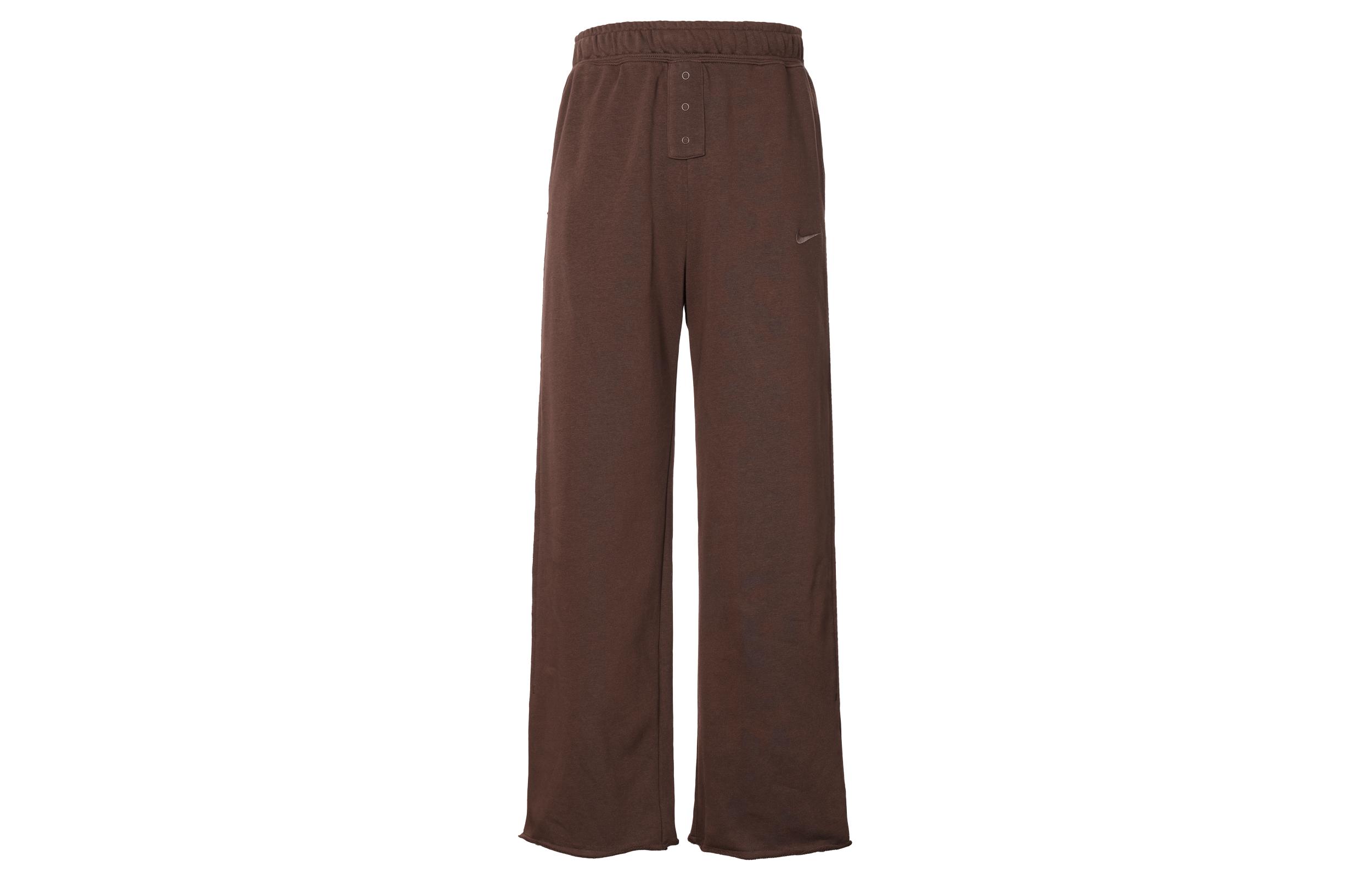 

Nike Knitted Sweatpants Women s Earth Umber Moderate Wide Leg Pants DV7845-227 XL