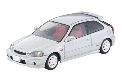 Tomytec Tomica Limited Vintage Neo Scale Honda Civic Type R Silver 1999 Model 1/64 LV-N165d (Finished Product)
