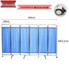 Yishunda Thickened Stainless Steel Folding Mobile Room Divider