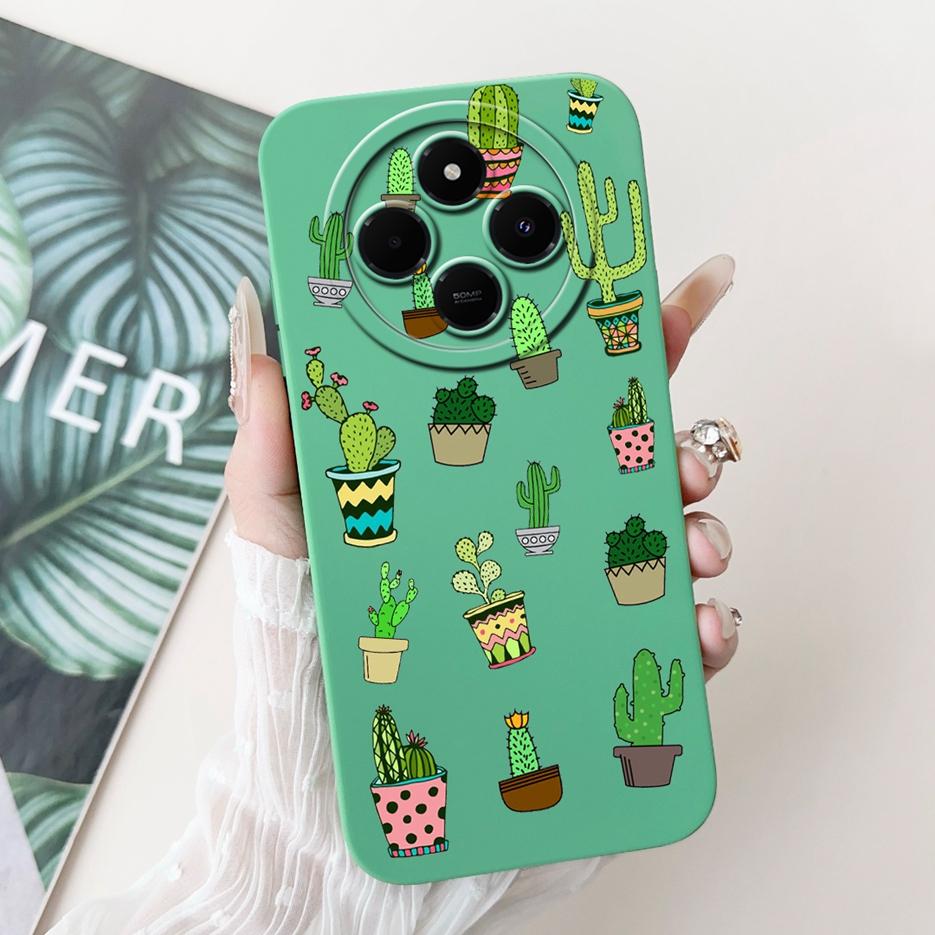 Für Xiaomi Redmi 14C Hülle Stylische Sonnenblume Hübsche Mädchen Rückabdeckung Weiche TPU Handyhülle Für Xiaomi Poco C75 C 75 Redmi14C Fundas