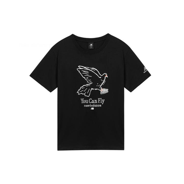 New Balance x Naijel Graphic Print Tee Asia Sizing Black White Unisex AMT12341-BK S