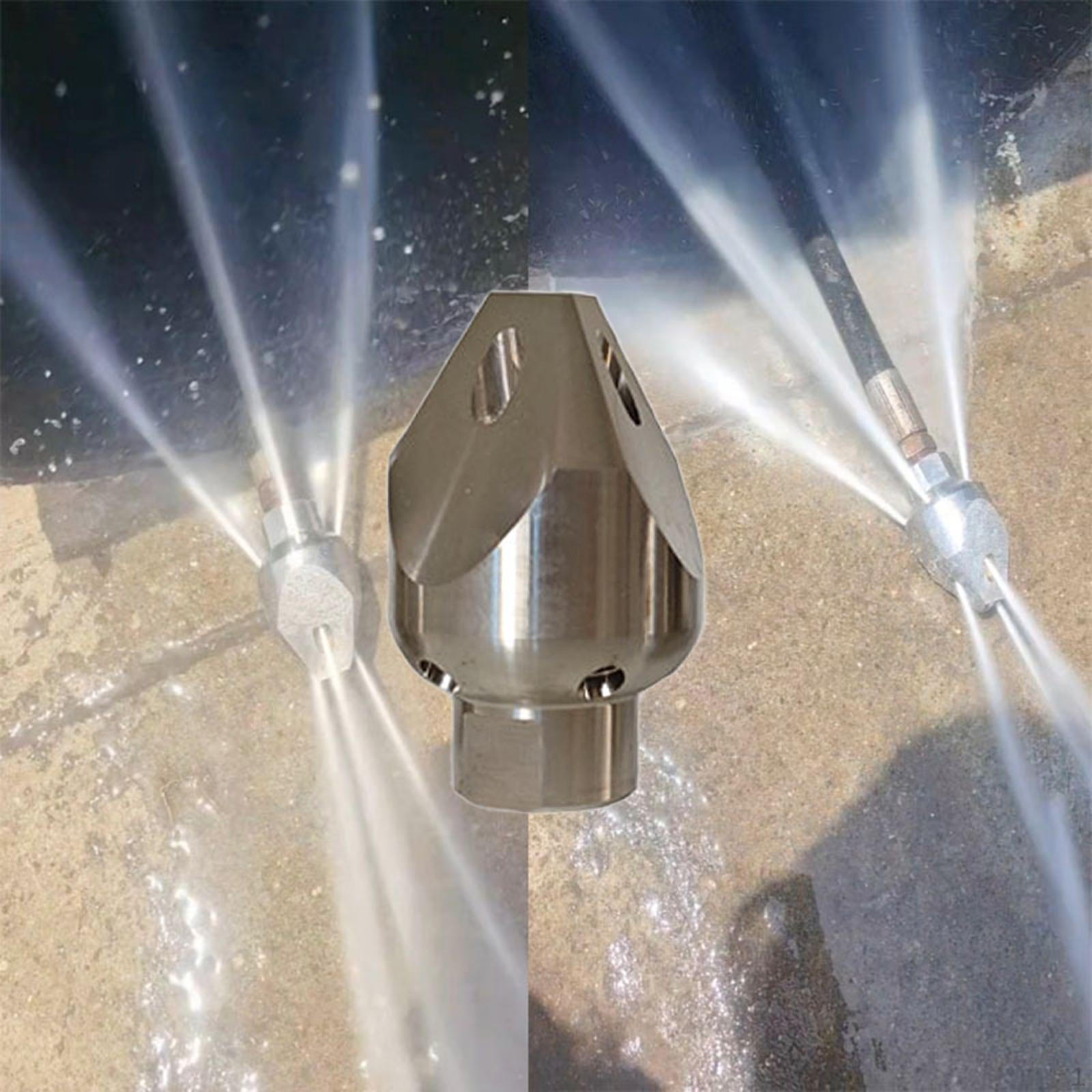 

Насадка Jetter для очистки сливного шланга, быстроразъемное соединение Durability, труба для промывки 6.1cmx3.9cm_Front 3 Rear 5