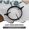 Wok Ring, Cast Iron Wok Support Ring Wok Rack Wok Stand Replacement Parts Wok Support for Gas Stove Burner Grate Gas Stove Wok Stand Rack Cookware