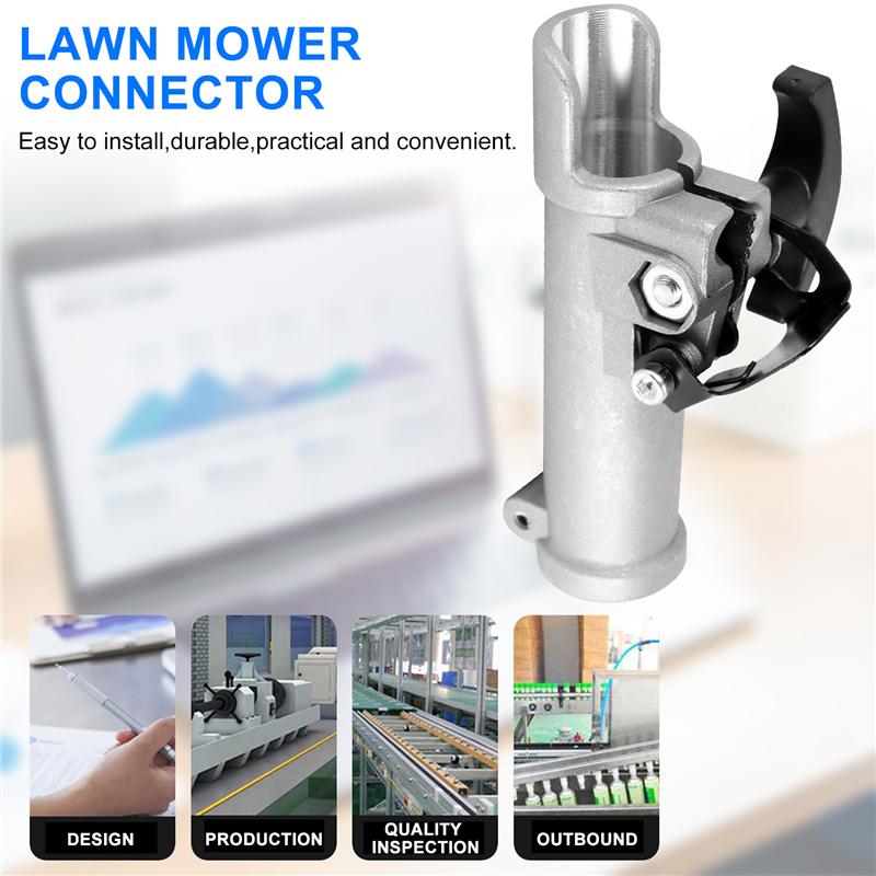 CYCLI-Shaft Connector Joining Clamp,Lawn Mower Brush Irrigation Hedge Trimmer Brush Cutter Accessories