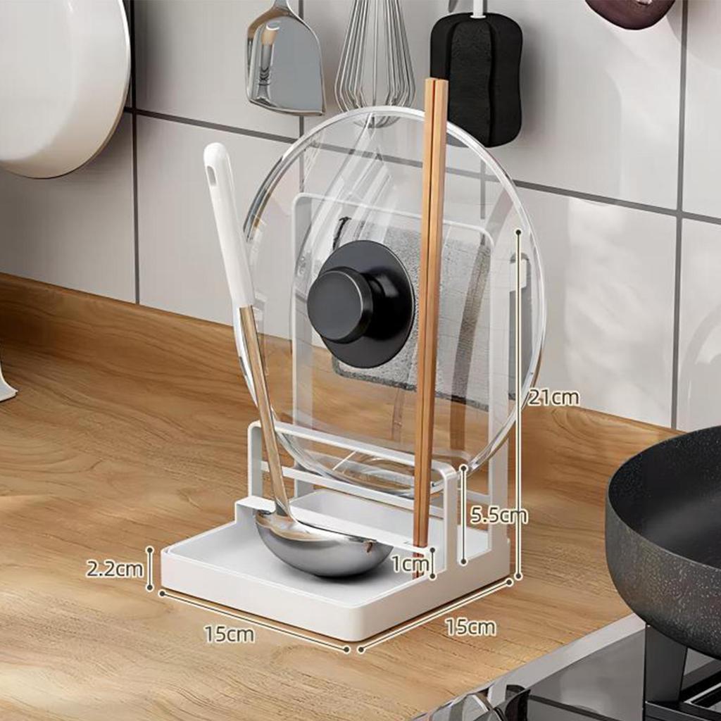 Kitchen Pot Lid Holder ,Kitchen, Cutlery Shelf Organizer ,Rack Spoon