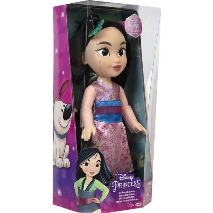 DISNEY PRINCESS Panenka princezna Mulan z plastu - 38 cm