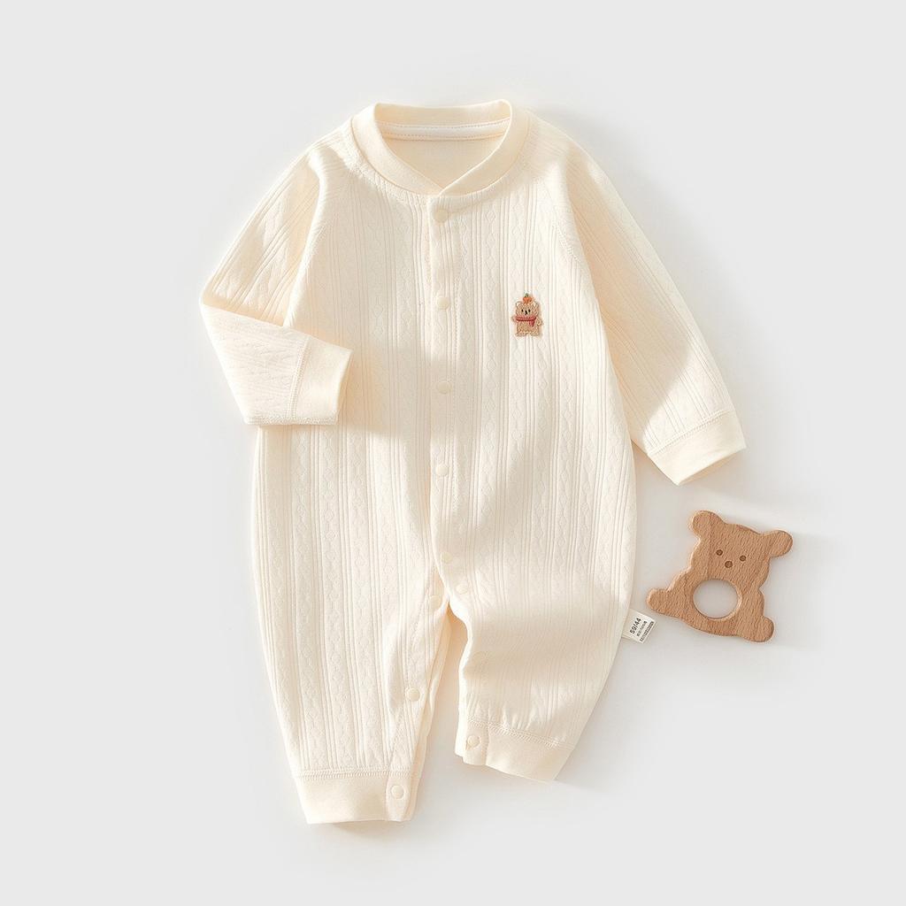 Newborn Baby Clothes Cotton Long Sleeve Romper Soft Infant Onesie Spring Autumn Winter Pajamas Crawling Suit