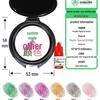 Quick-Drying Multi-Color Fingerprint Pad: Red, Blue & Black