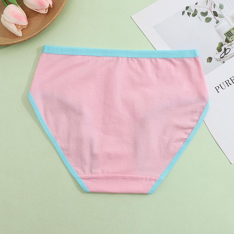 Available: Candy Color Breathable Girls' Triangle Briefs – Comfortable, Solid Color Underwear That Doesn't Pinch