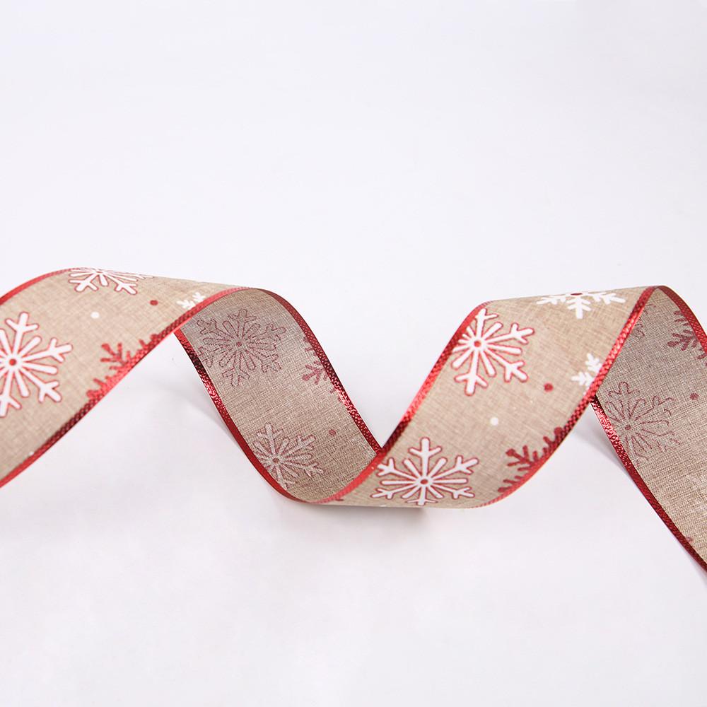 Meter 10 Luxurious Christmas Faux Linen Ribbon Available In Multiple Colors For Creative Seasonal Decorations
