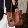 2025 New Large-capacity Commuter Tote Bag Women's Sen Meng Autumn and Winter Retro Shoulder Bag Fashion Underarm Bag