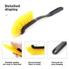 Durable Long-Handle Car Wheel Hub & Tire Cleaner Brush with Soft Bristles - Ergonomic Grip for SUVsle Design | Highquality Construction