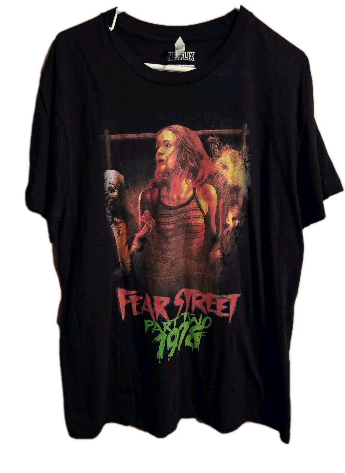 Netflix Stranger Things Fear Street Size Large Shirt Unisex T-Shirt L