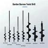 1Pc Planter Auger Spiral Drill Bit Flower Planter Earth Planting Hole Cutter Drill Bits Digger Tool Garden Plant Tools Accessori