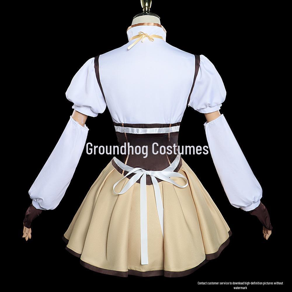 Magical Girl Madoka Tomoe Asami Combat Cosplay Costume - Halloween Women's Two-Dimensional Suit