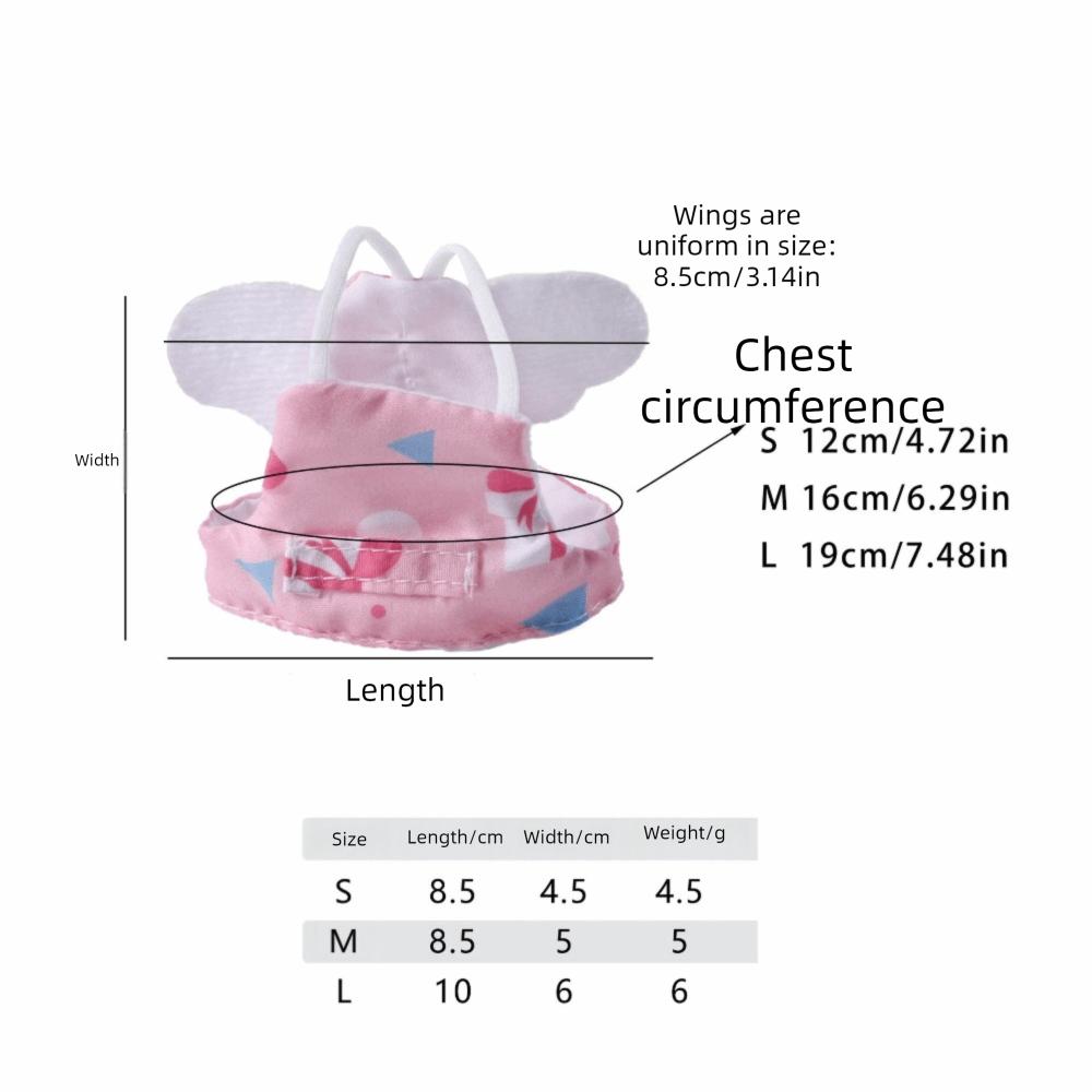 Cartoon Parrot Diaper Adjustable Parrot Flight Suit Cute Pet Bird Nappy Suit Pet Bird Supplies
