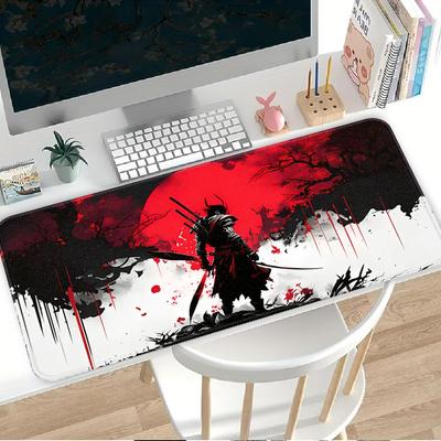 Samurai Warrior Mouse Pad Office Pad Game Console Pad Desk Accessories Keyboard Mouse Pad Computer Laptop Pad Overlock