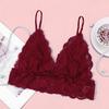 Women Plus Size Vest Crop Wireless Bra Lingerie Sexy V-Neck Underwear Sleepwear