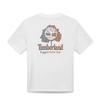 Timberland Round Neck Outdoor Casual Breathable Short Sleeve T-Shirt Men T-Shirts White A6A8B-100