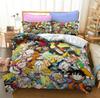 Popular Anime Dragon Ball Super Saiyan Son Goku Duvet Cover Bedding Set Double Twin For Kids Boys Bedclothes Quilt Cover Gi