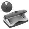 Hole Punch Small Plastic Adjustable Positioning Punching Machine for Stationery BindingBlack