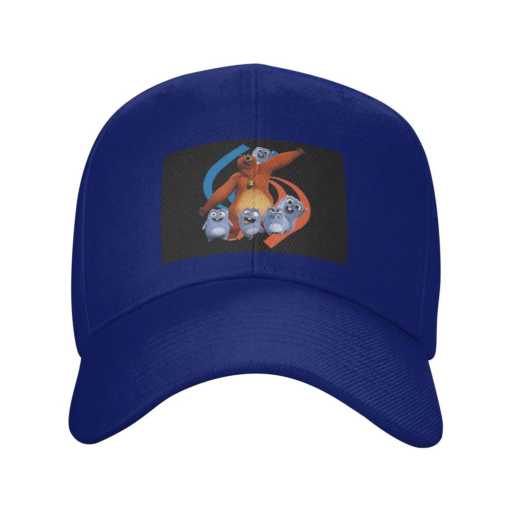 Unisex Baseball Hats Bear and Lemmings, Toddler Crew Neck Outdoor Streetwear Summer Sports Baseball Caps Hip Hop Cap Casquette