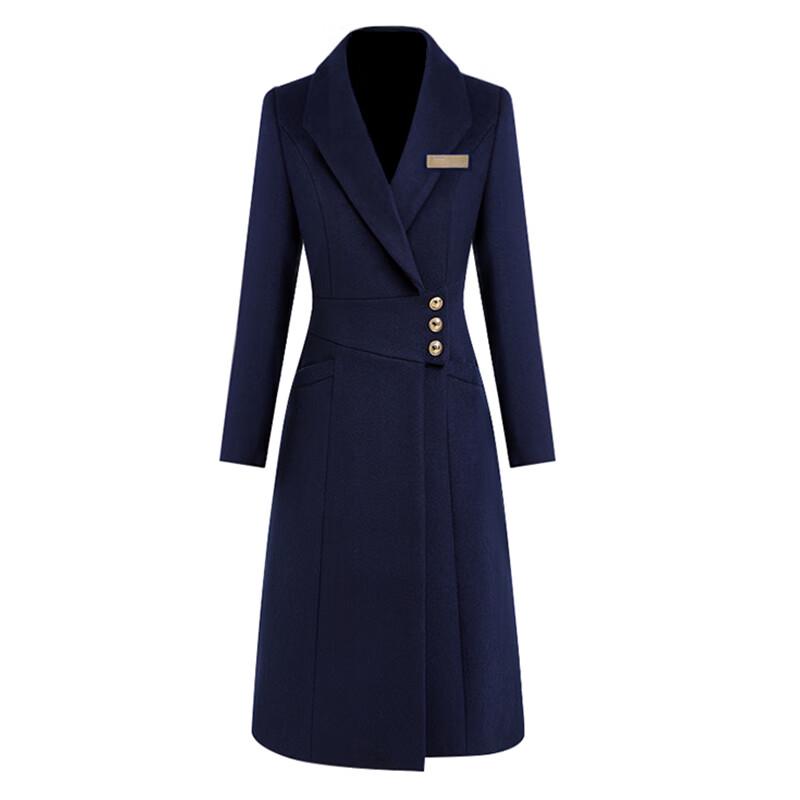 Tluoman Women's Professional Winter Wool Blend Coat
