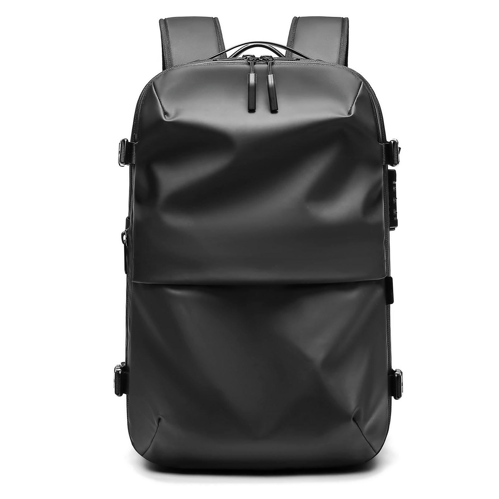 

Вакуумный компрессионный рюкзак, расширяемый, водонепроницаемый, с отделением для влажного и сухого, ручная кладь, с отделением для обуви, для 17-дюймового ноутбука чёрный