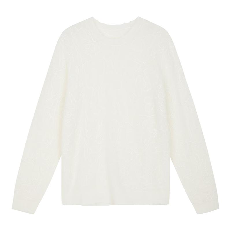 JNBY 2026 Spring Floral Knitted Sweater