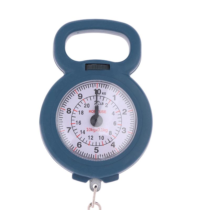 Mini Pointers Hook Spring Hanging Scale Portable Fishing Scale 10Kg Capacity Food Digital Scale Luggage Scale Weighing Scales