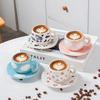 Charming Ceramic Coffee Cup and Saucer: Perfect for Afternoon Tea or Gifting.