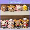 Rilakkuma Plush Toy With Pp Cotton Filling For Car And Bag Decoration