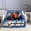Coperta stampata retrò della band Tokio Hotel, coperta calda in flanella morbida e confortevole, biancheria da letto per casa, viaggio, regalo di compleanno