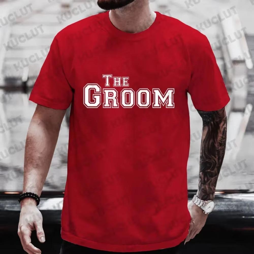 Groom Squad T-shirt Single Farewell Bachelor Party Blouses Team Future Groom Best Man Tees Engagement Wedding Graphic EVG Tops