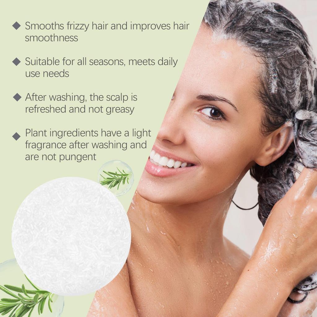 Onion & Rosemary Shampoo Bar - Strengthens & Smooths Hair - Sulfate-Free Solid Shampoo for Frizz Control & Scalp Care