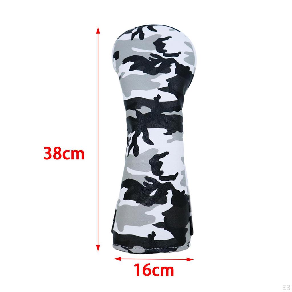Head Cover Golf Club Leather covers for Fits Driver Wood Hybrid