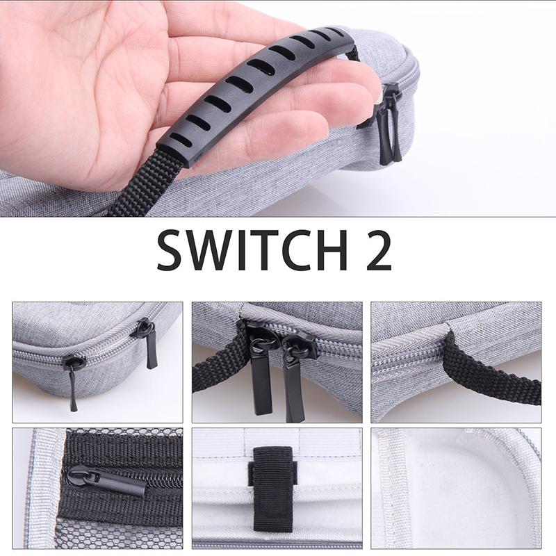 

Для Switch 2 портативная сумка для хранения, защитный бокс для консоли, противоударный чехол для хранения игровых аксессуаров Switch 2, чехол для переноски as the picture