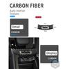 Car Armrest Box Switch Panel Cover Trim For Mercedes Benz GLB   Real Carbon Fiber Stickers Interior Styling