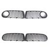Car Exterior Left Right Front Bumper Grilles Foglight Lower Grilles Lamp Frame Cover for 1C0807683A 1C0807684A 2006-2010