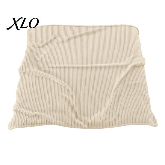 Lightweight Breathable Bed Cover Striped Fleece Blanket for Bed, Ribbed Throw Couch, Warm Faux Rabbit Fur Soft Cozy Blankets, Plush Blankets