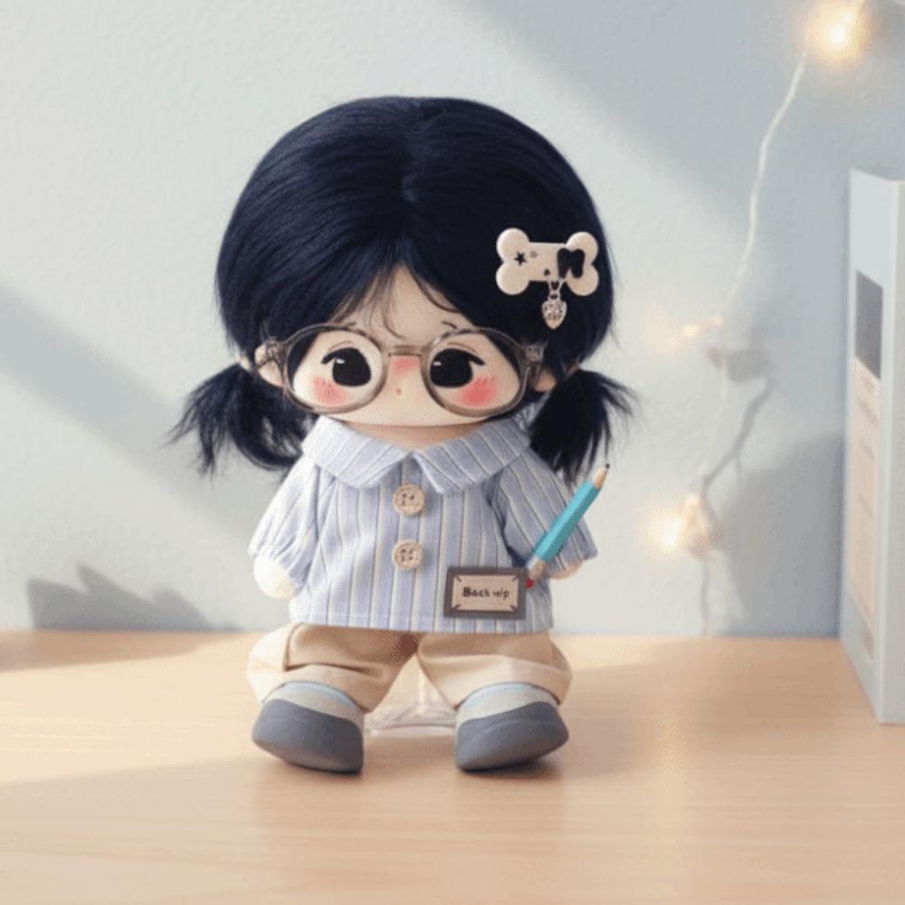 Lovely Design Cotton Clothes Washable Retro Style Clothes Cute Soft Texture French Retro Style Clothes 20cm Size