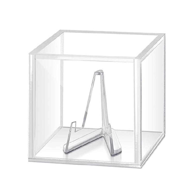 Multipurpose Acrylic Display Box Clear Rings Display Case for Rings and Picks Suitable for Jewelers and Collectors